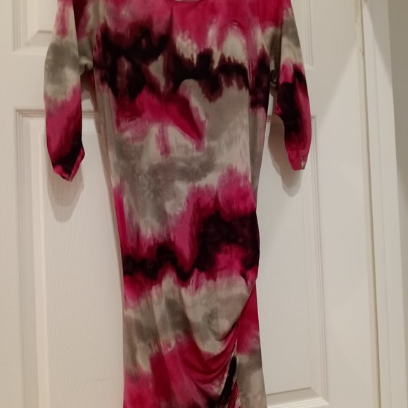 Barbie pink Rucht D'Oleo Designs colorful dress - Picture 4 of 6